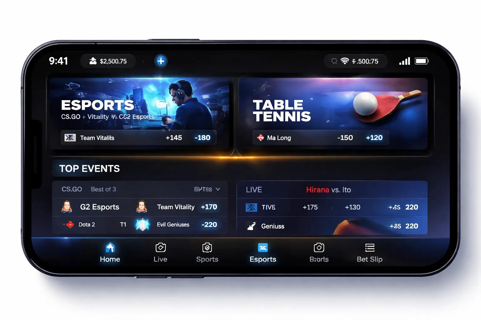 Slotrize alternative sports betting options on smartphone