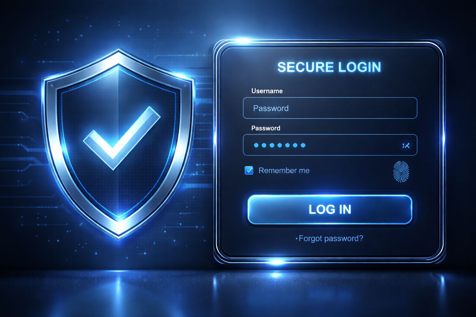 Security shield beside the Slotrize sign-in interface